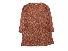 Wheat dress Odile apple butter flowers